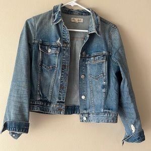 Madewell Distressed Denim Jacket